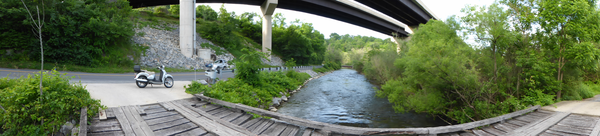 Geometry is wonky in Central Pennsylvania. Or maybe it's the panoramic photo.