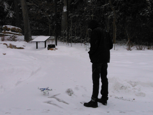 This guy is ready to launch ... something.