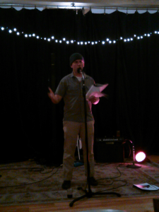 Peter Buckland read poems that rely on his deep knowledge of central Pennsylvania.