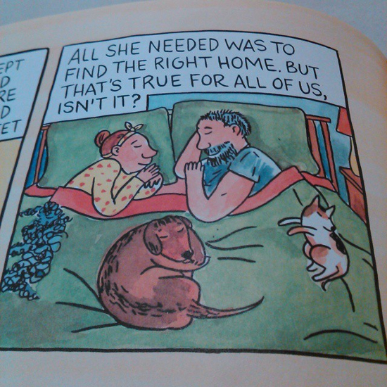 A panel from Lynda Barry's book One Hundred Demons.