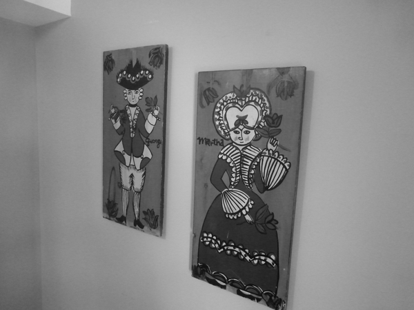 George and Martha, originally in my parents' house, now in mine